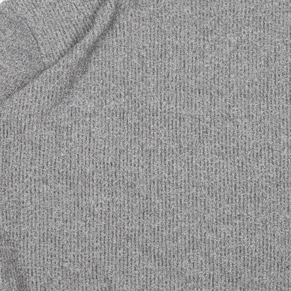 JEFF&CO Womens Grey Viscose Top Pyjama Top Size 8