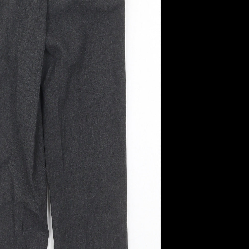 Marks & Spencer Boys Grey Polyester Dress Pants Trousers Size 5-6 Years Regular