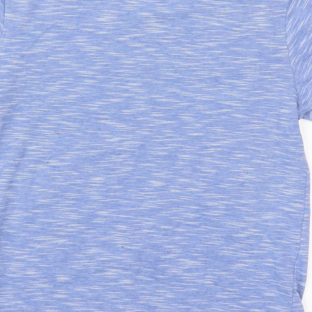 George Boys Blue Polyester Basic T-Shirt Size 4-5 Years Crew Neck Pullover - Empire State
