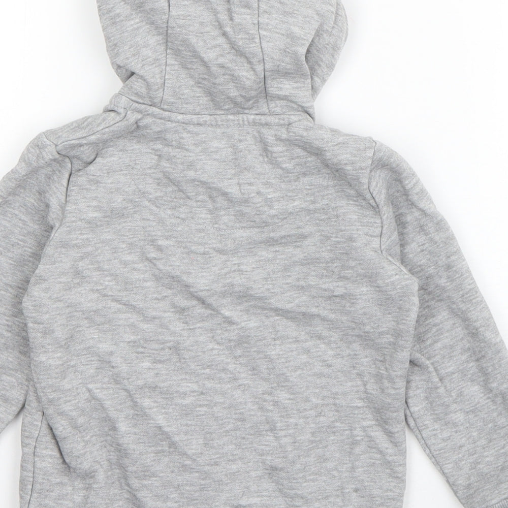 F&F Boys Grey Jacket Size 12-18 Months Zip - Toucan