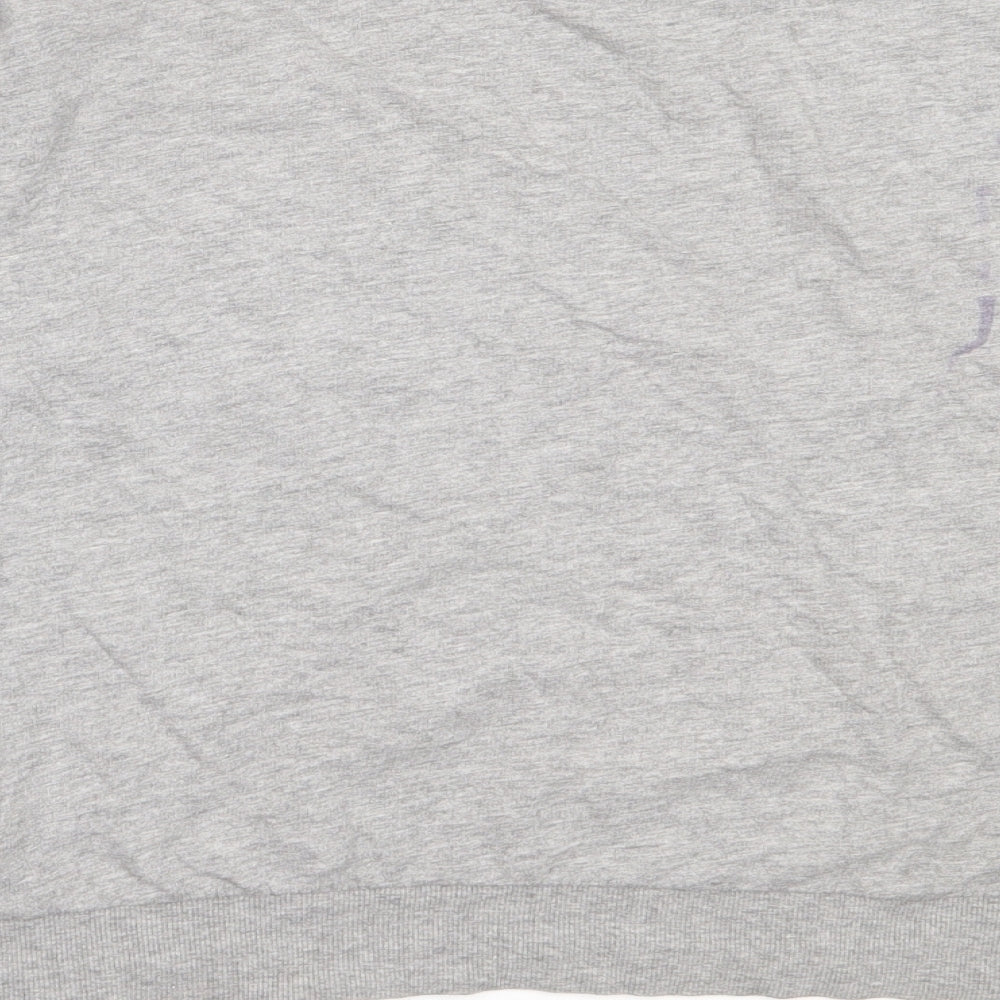 H&M Womens Grey Cotton Pullover Sweatshirt Size S