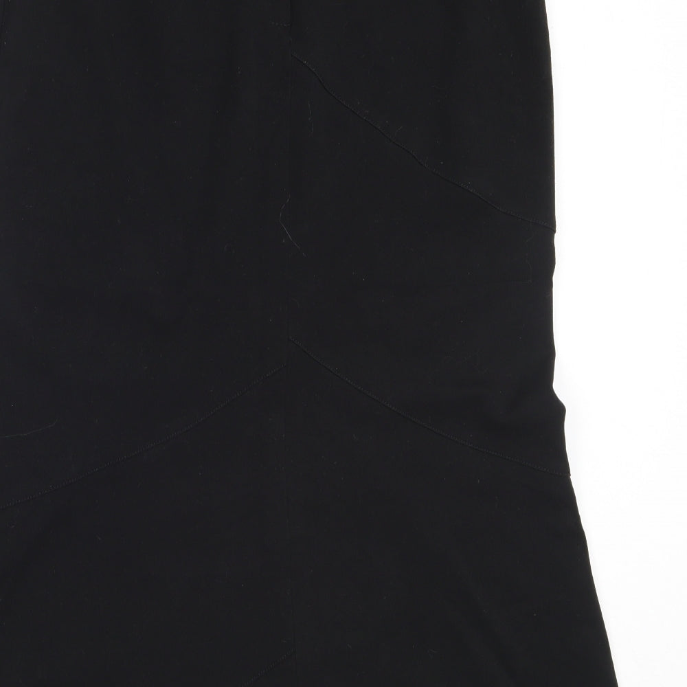 New Look Womens Black Polyester Straight & Pencil Skirt Size 10