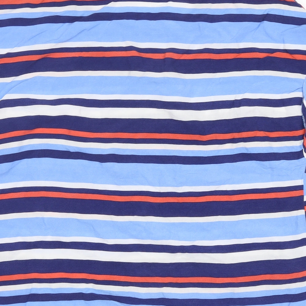 Atmosphere Womens Multicoloured Striped Basic Blouse Size 14 Round Neck