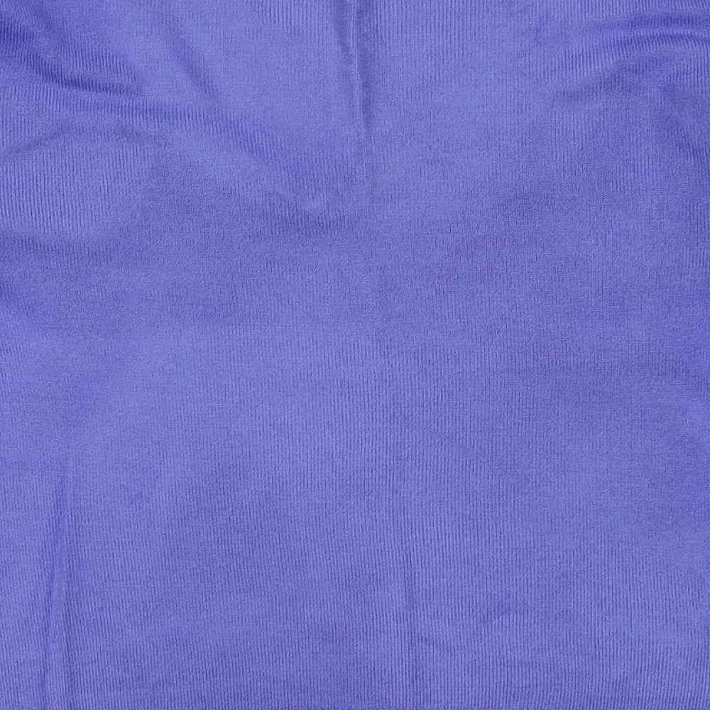 Matalan Womens Purple Acrylic Pullover Sweatshirt Size 14 Pullover