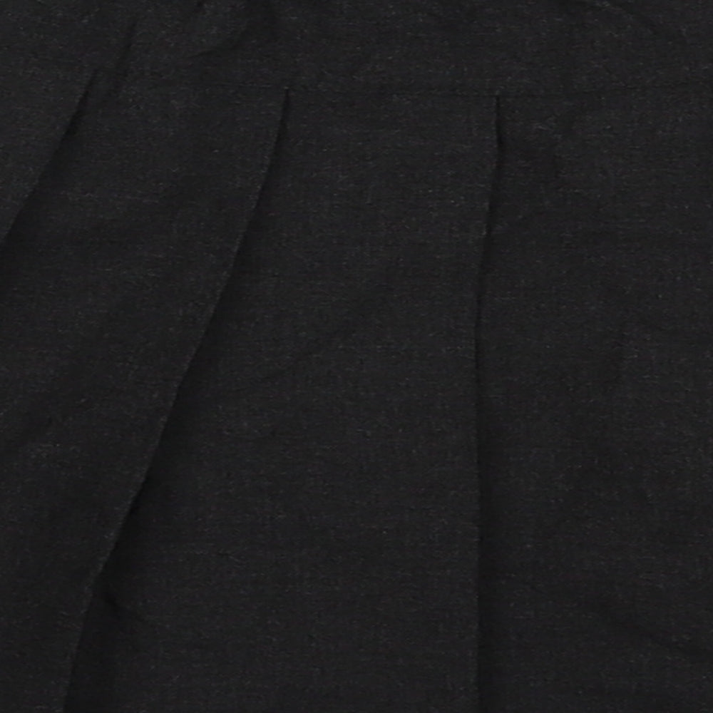 George Girls Grey Polyester A-Line Skirt Size 5-6 Years Regular Button - School