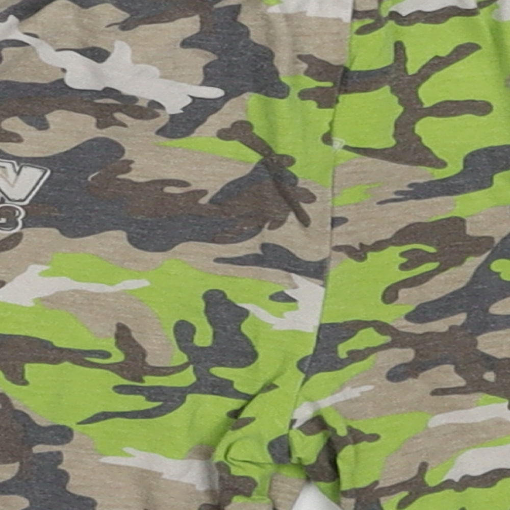 Nickelodeon Boys Green Camouflage Cotton Sleep Shorts Size 3-4 Years - Paw patrol