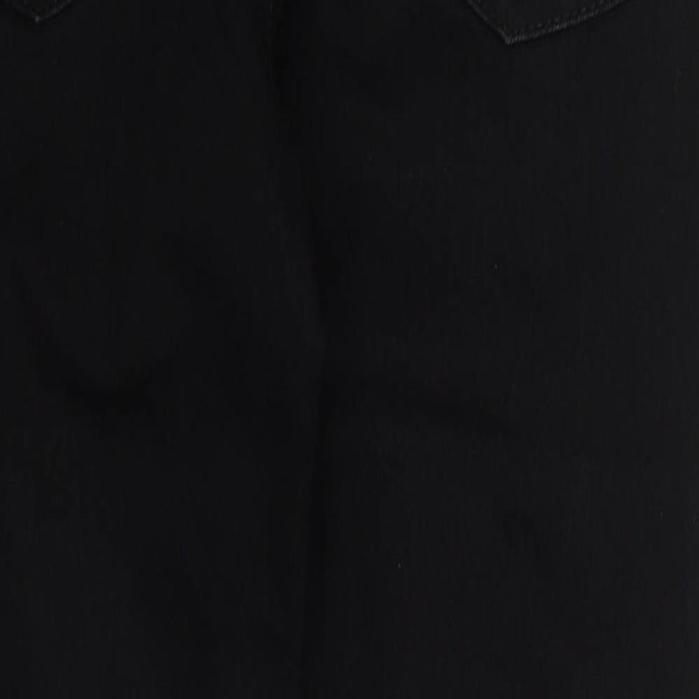 Preworn Womens Black Cotton Jegging Jeans Size 29 in L25 in Regular Button