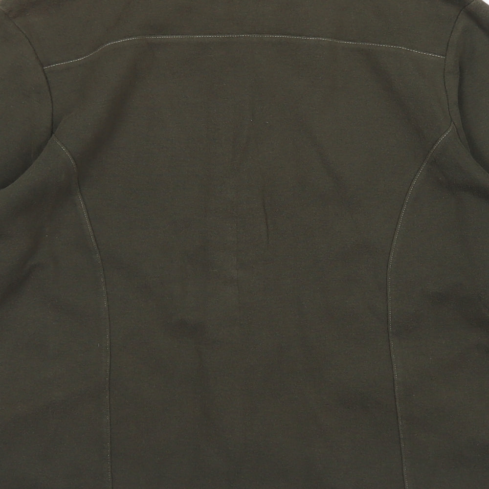 DASH Womens Green Jacket Size 14 Zip