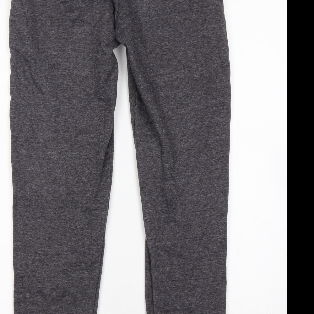 Primark Womens Grey Cotton Sweatpants Trousers Size 2XS L28 in Regular