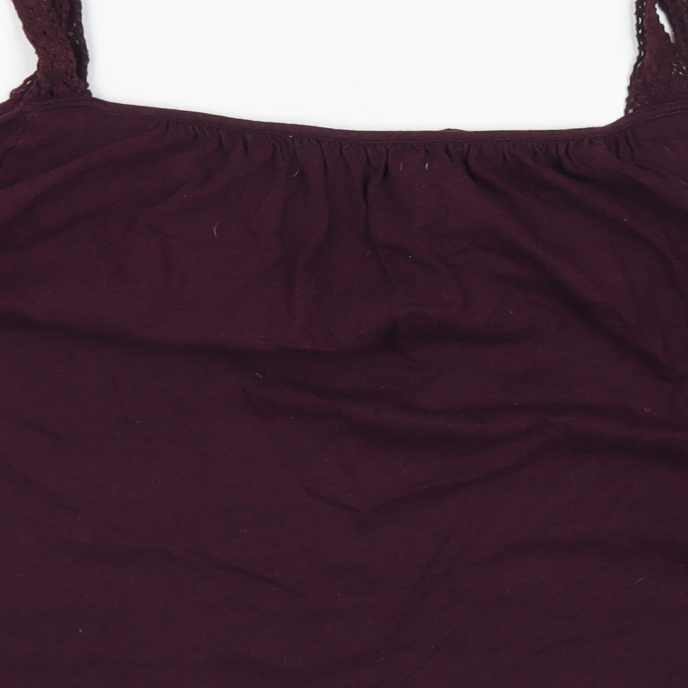 Atmosphere Womens Pink Cotton Cropped Blouse Size 16 Off the Shoulder