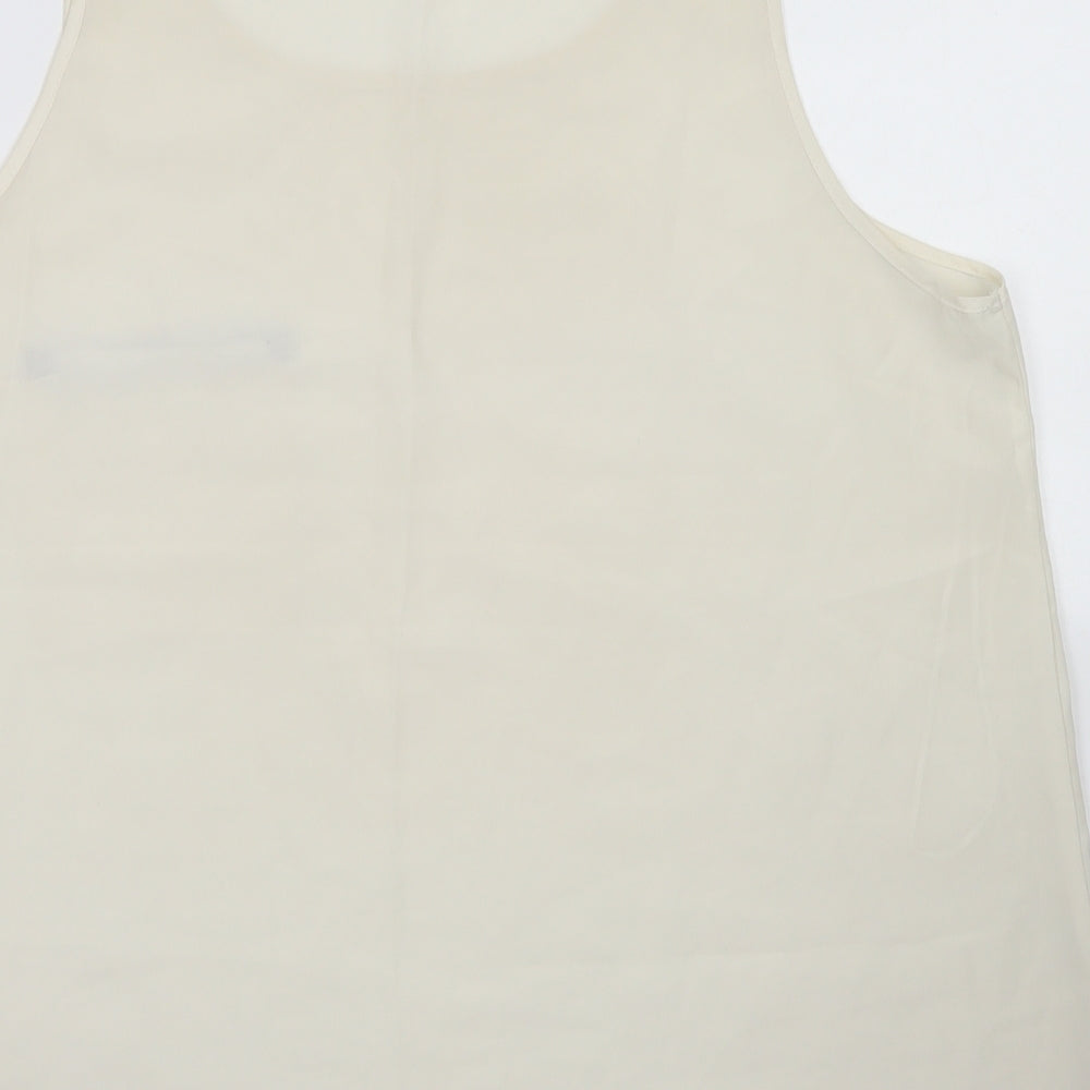 Atmosphere Womens Ivory Polyester Basic Blouse Size 18 Round Neck