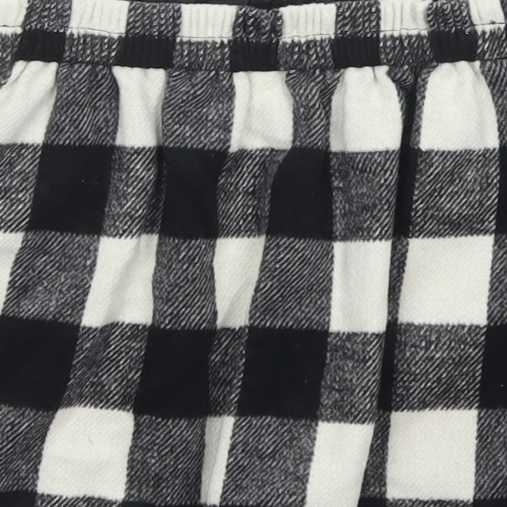 Black Girls Clear Polyester Flare Skirt Size 4-5 Years Regular