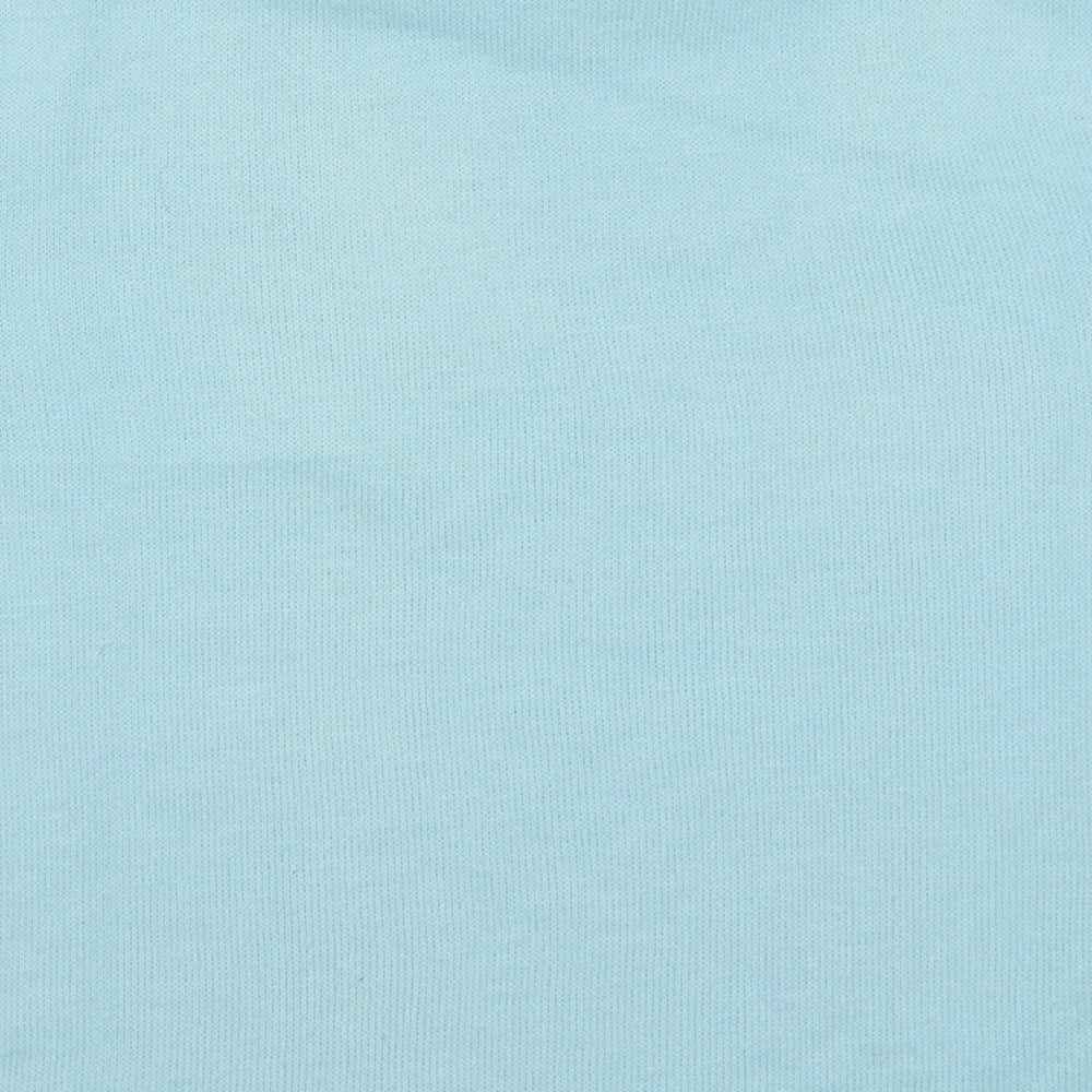 Pyari Womens Blue Argyle/Diamond Acrylic Pullover Sweatshirt Size M Pullover