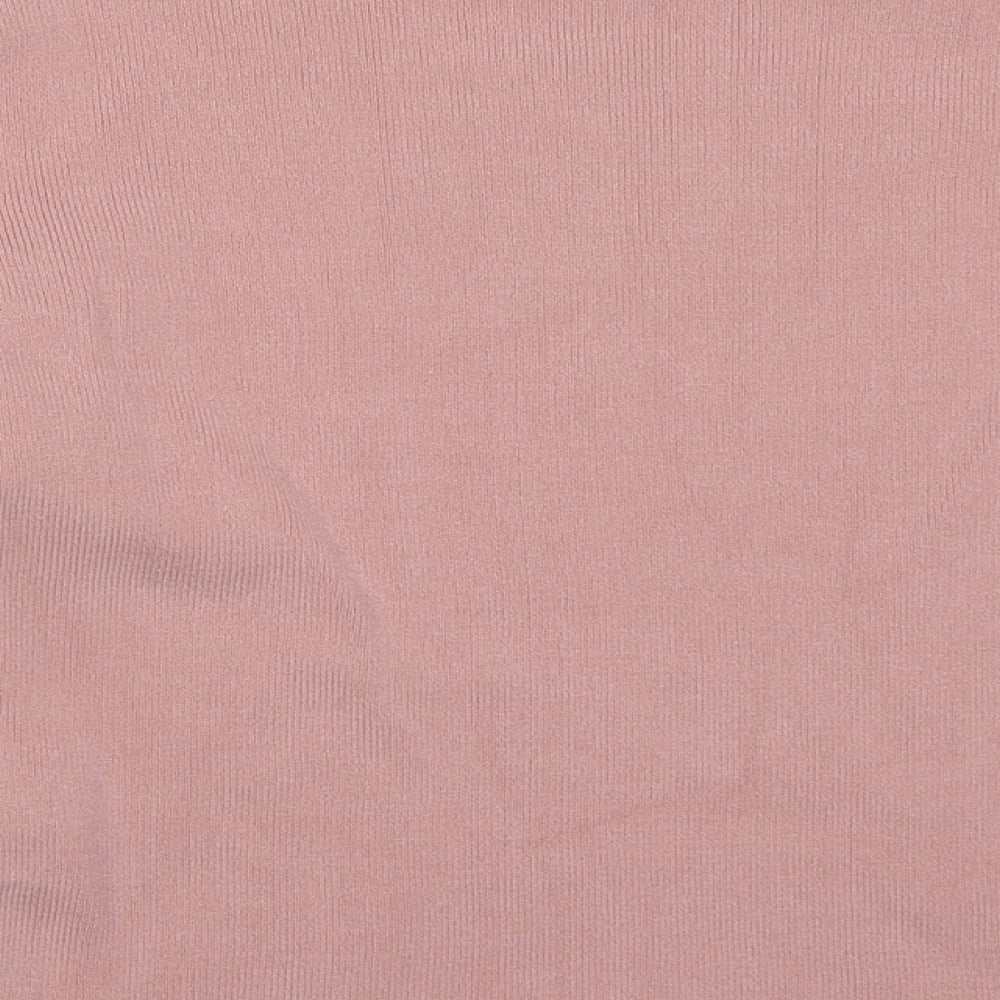 New Look Womens Pink Round Neck Viscose Pullover Jumper Size 6