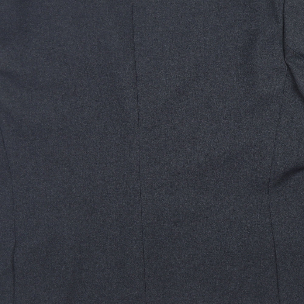 Greenwoods Classic Mens Grey Polyester Jacket Blazer Size 46