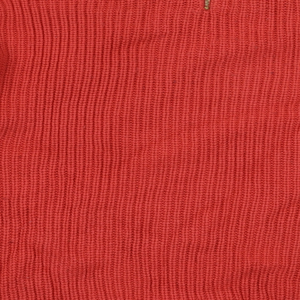 Dorothy Perkins Womens Pink Crew Neck Acrylic Pullover Jumper Size 18