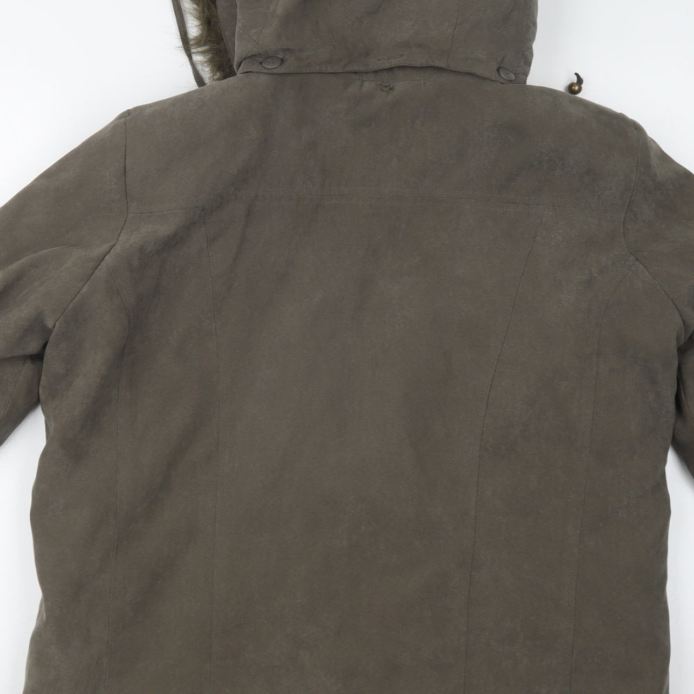 Bonmarché Womens Green Jacket Size S Zip