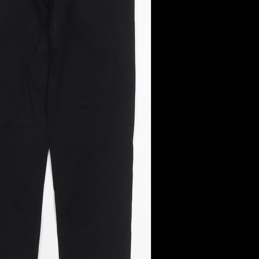 New Look Womens Black Cotton Carrot Leggings Size 6 L20 in