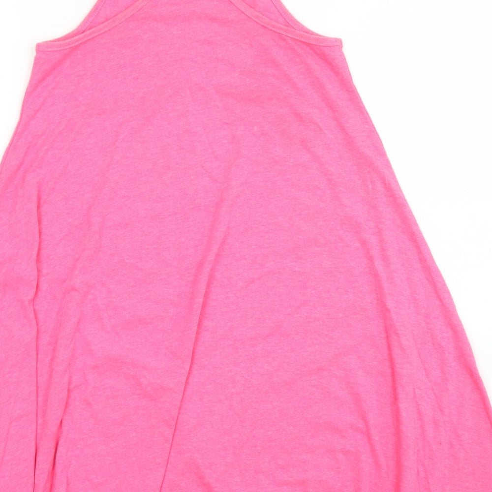 TU Girls Pink Polyester Trapeze & Swing Size 9 Years Square Neck
