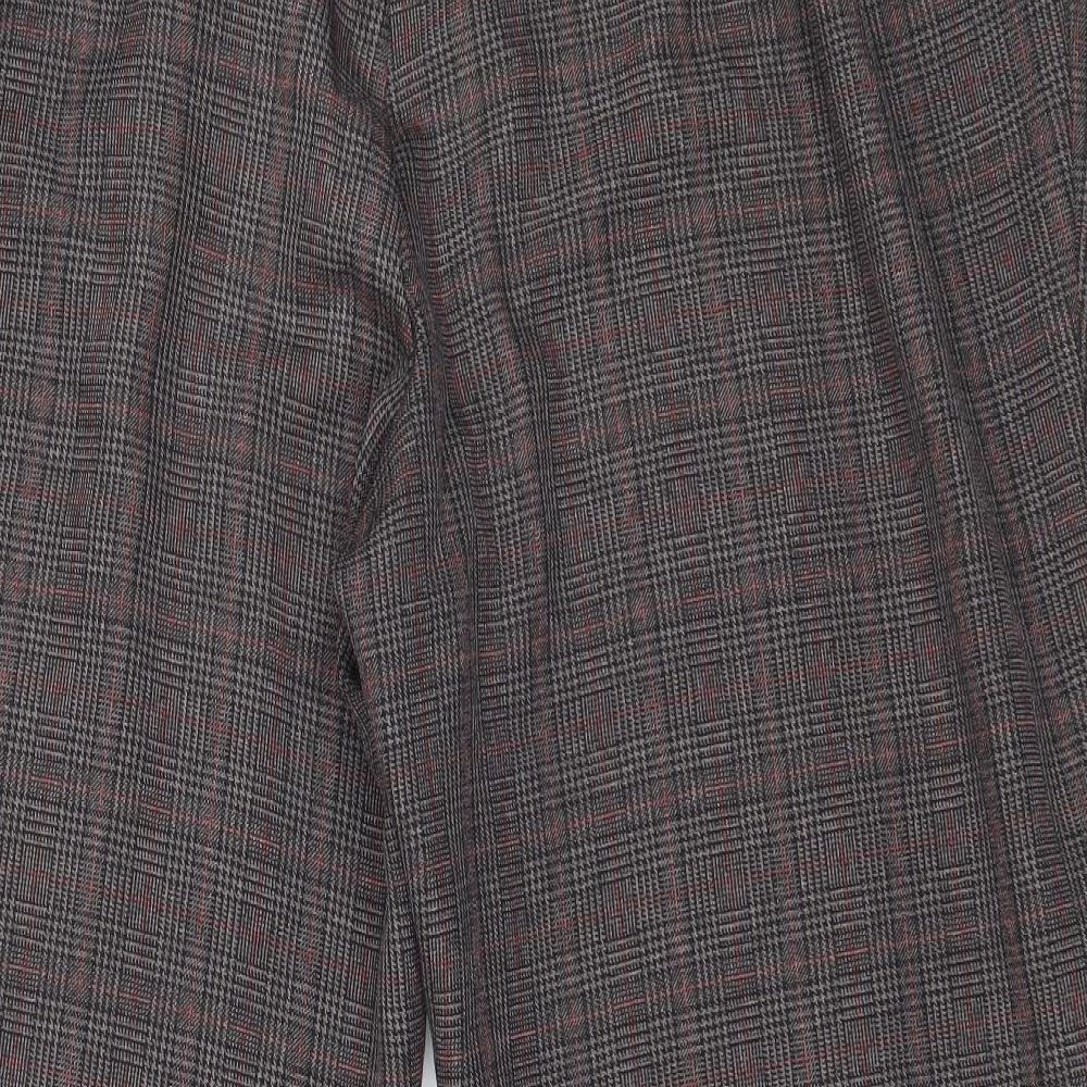 Bonmarché Womens Grey Polyester Capri Trousers Size 18 L24.5 in Regular