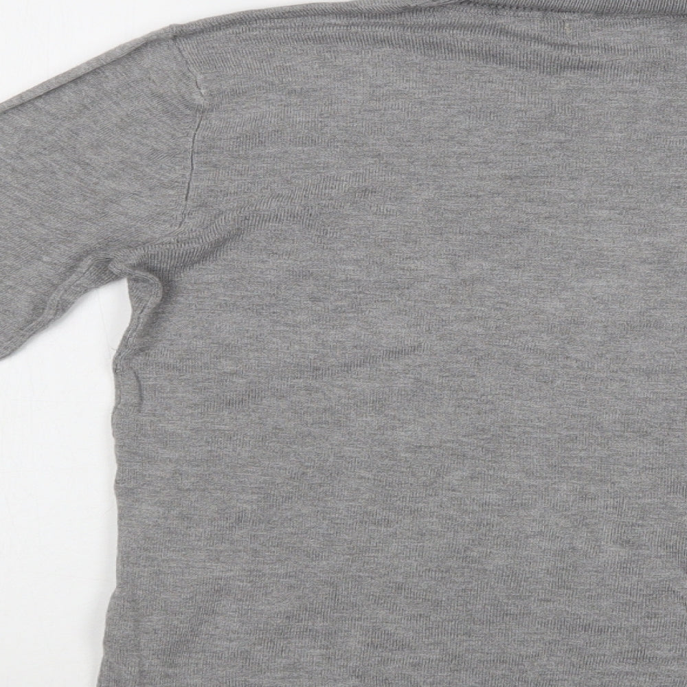 Pull & Bear Womens Grey Roll Neck Pullover Jumper Size L