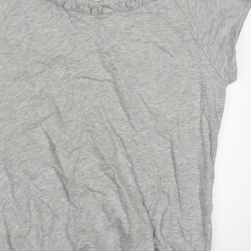 BHS Womens Grey Cotton Pullover Sweatshirt Size 16 Pullover