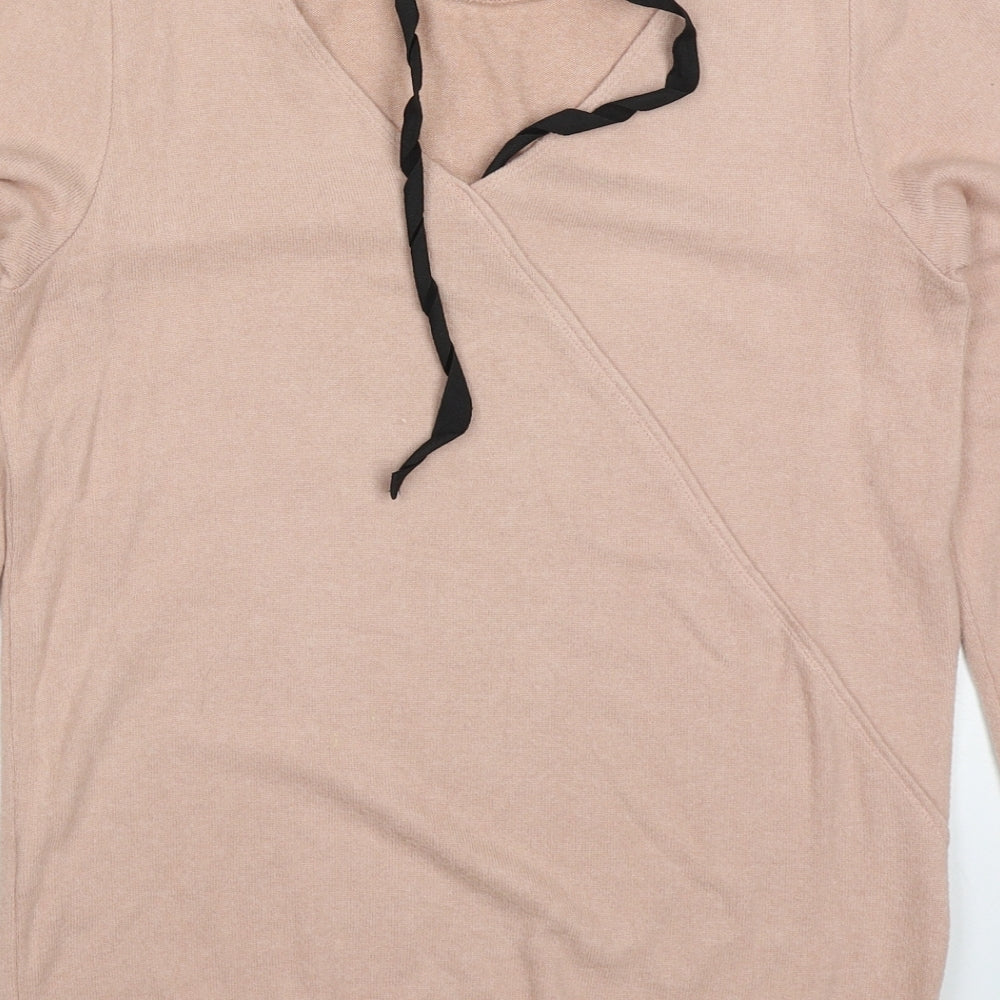 River Island Womens Pink Polyester Pullover Sweatshirt Size 8 Pullover