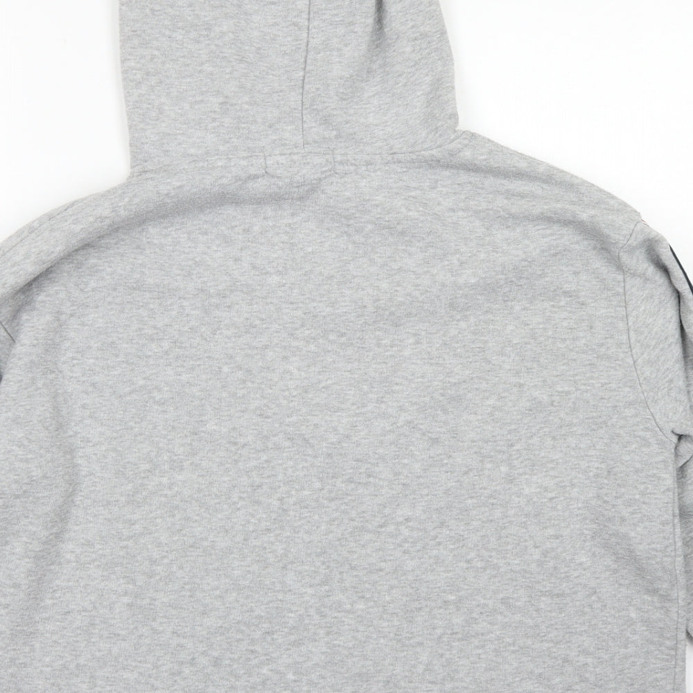Primark Womens Grey Polyester Pullover Hoodie Size M - Cropped