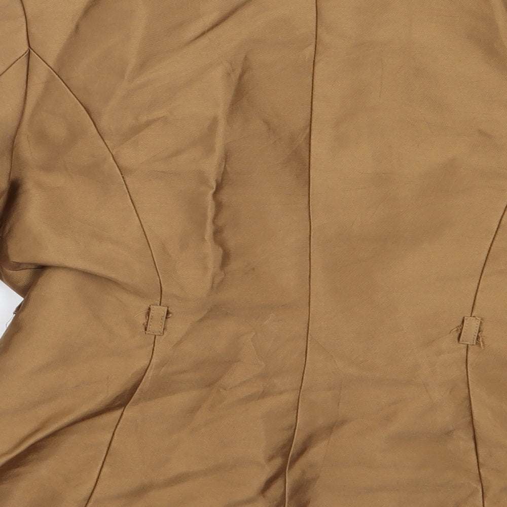 H&M Womens Brown Jacket Blazer Size 36