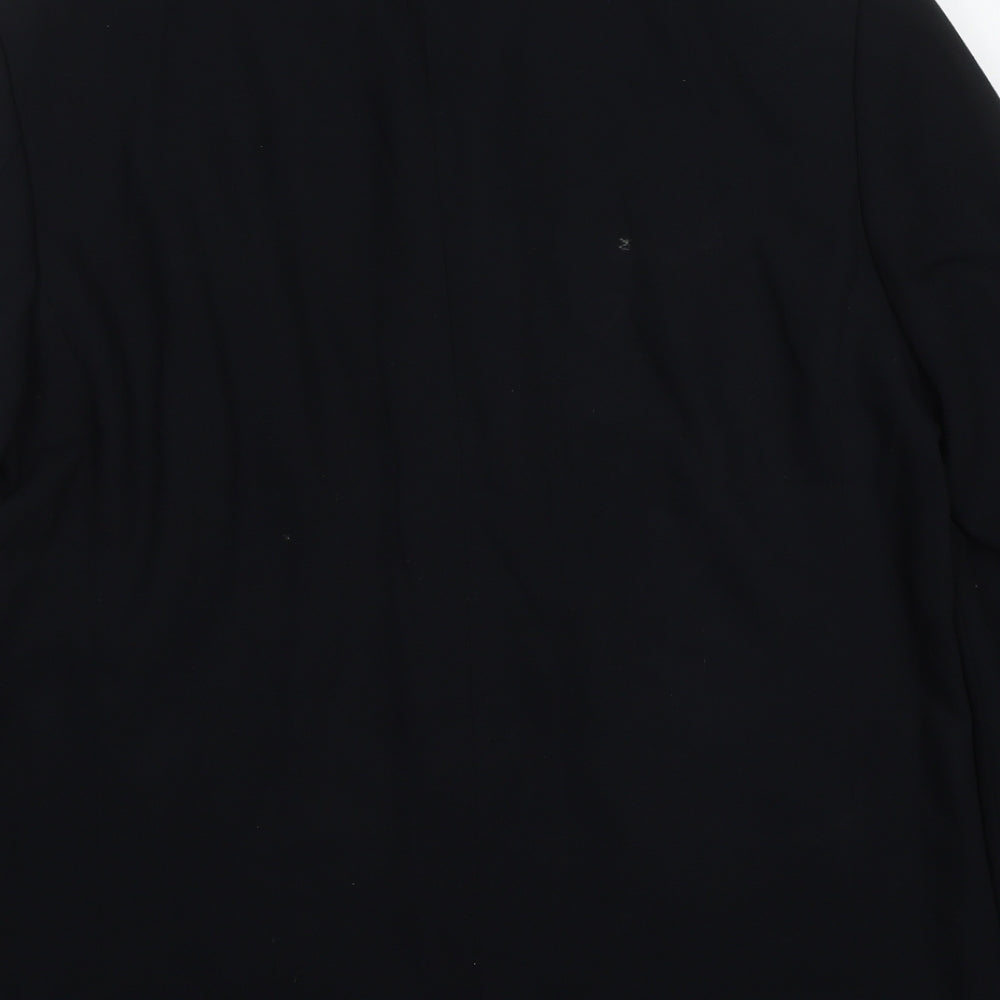 Mexx Mens Black Polyester Jacket Suit Jacket Size 42