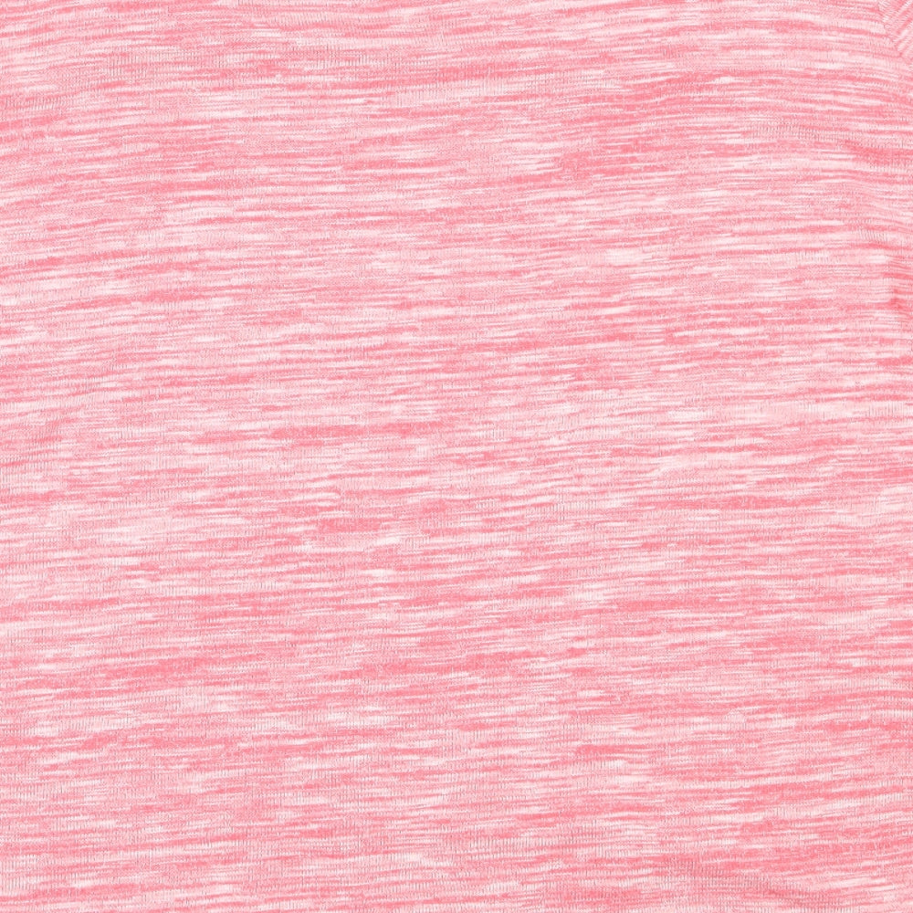 Marks & Spencer Womens Pink Round Neck Viscose Pullover Jumper Size 12