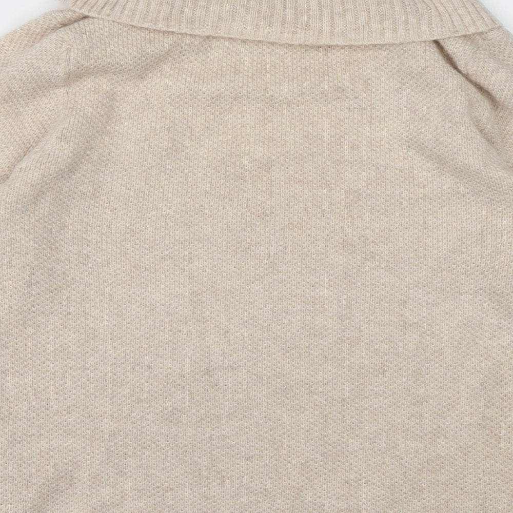 Marks & Spencer Womens Brown Polyamide Pullover Sweatshirt Size 14 Pullover