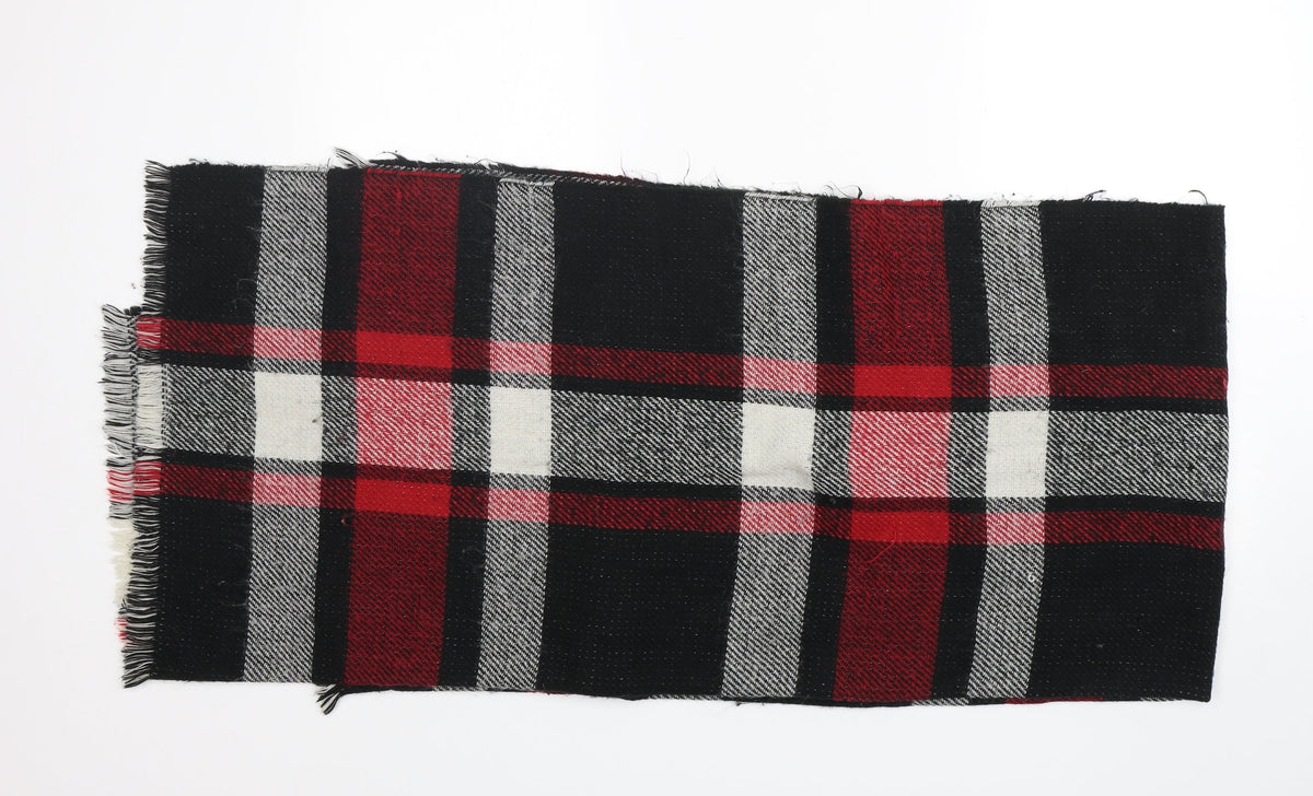 Atmosphere Womens Multicoloured Plaid Acrylic Shawl/Wrap