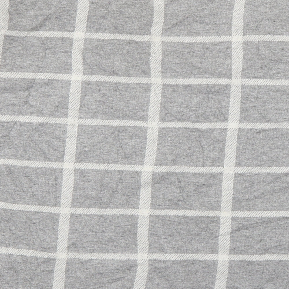 River Island Womens Grey Check Polyester Pullover Sweatshirt Size 12 Pullover