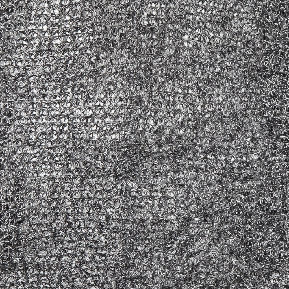JUNAROSE Womens Grey V-Neck Acrylic Cardigan Jumper Size S