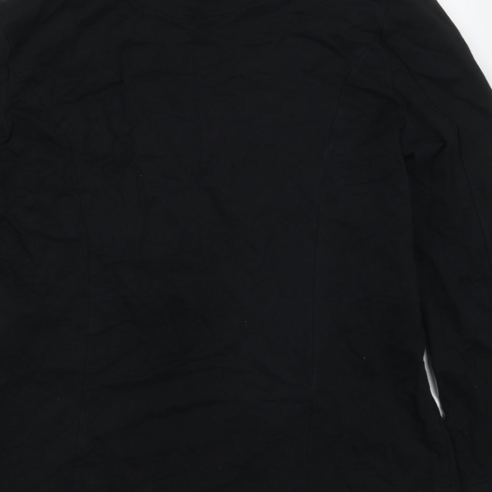 Atmosphere Womens Black Jacket Size 10 Button