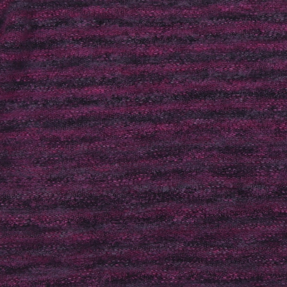 Bonmarché Womens Purple Crew Neck Acrylic Pullover Jumper Size L