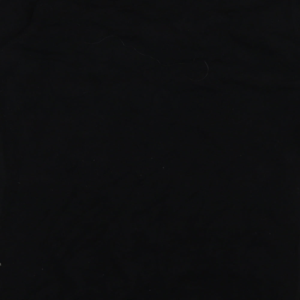 Gap Mens Black V-Neck Cotton Pullover Jumper Size M
