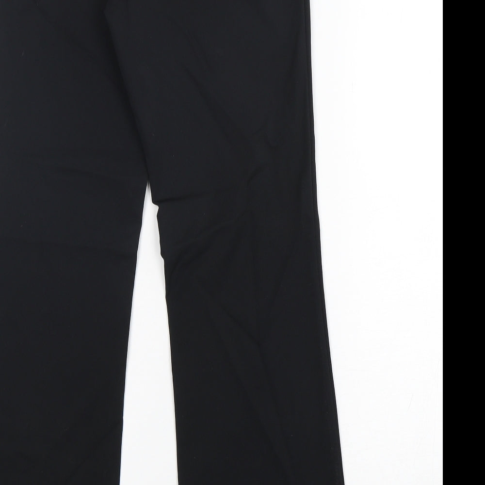 Oasis Womens Black Nylon Trousers Size 10 L30 in Regular