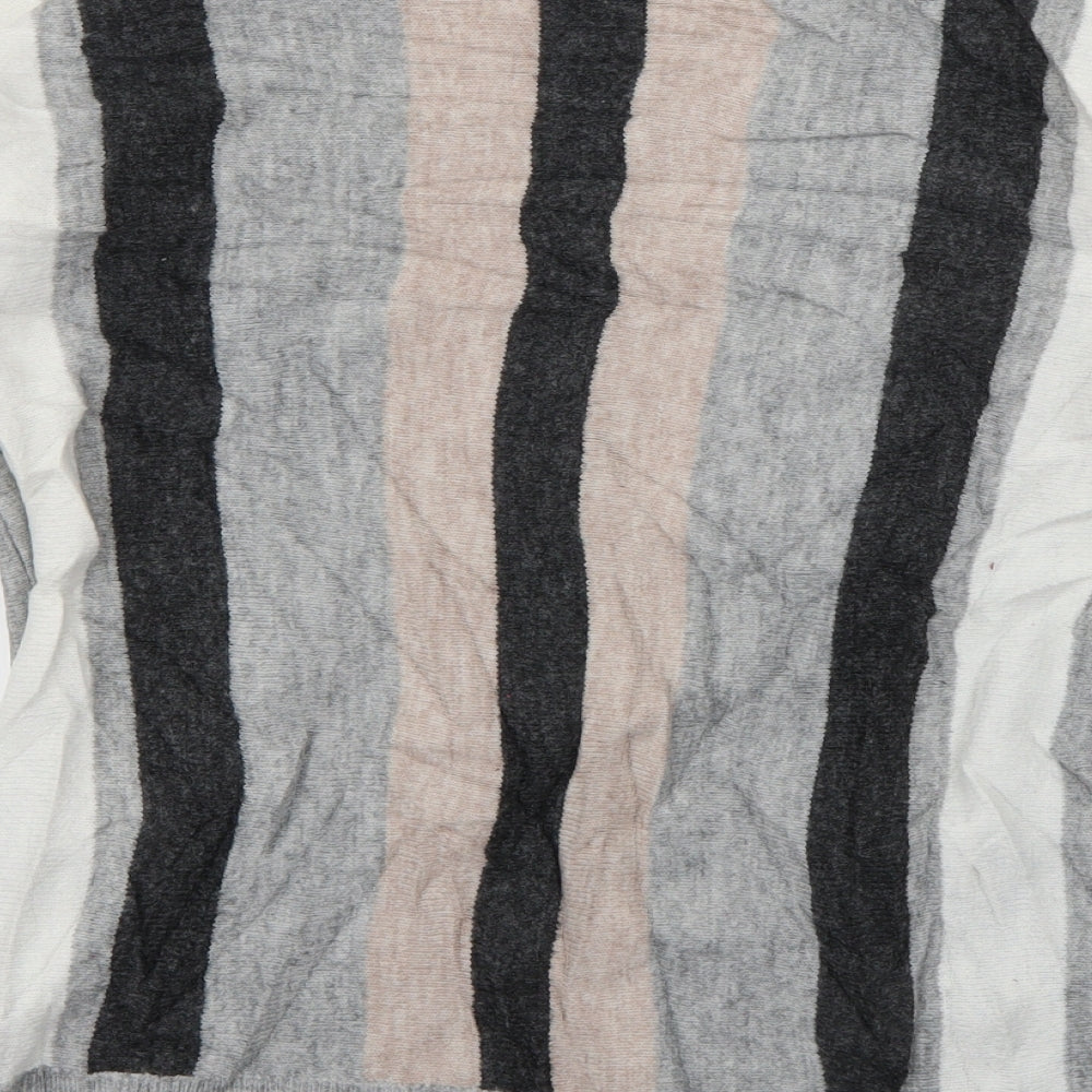 Wallis Womens Grey Round Neck Acrylic Pullover Jumper Size S