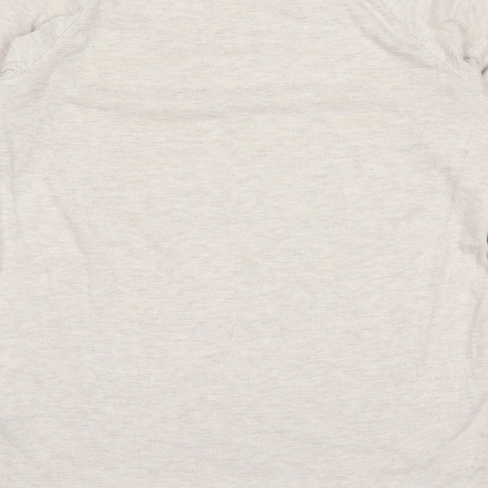 Primark Womens Beige Solid Polyester Top Pyjama Top Size 6