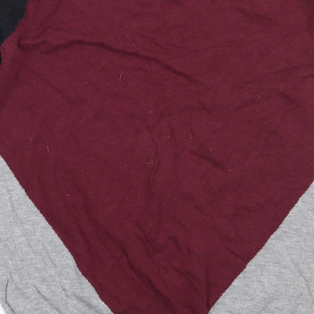 NEXT Womens Purple Round Neck Cotton Pullover Jumper Size 6