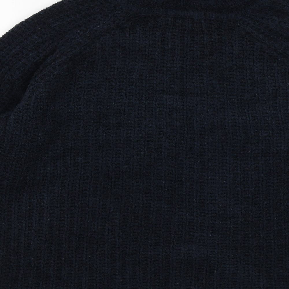 Primark Womens Blue Polyester Pullover Sweatshirt Size 14 Pullover