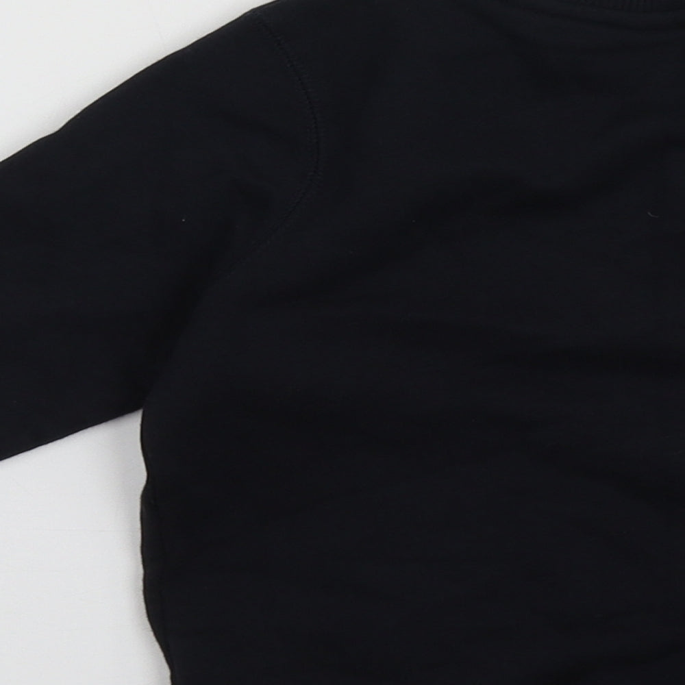 sainsburys Boys Blue Cotton Pullover Sweatshirt Size 4 Years Pullover - school wear