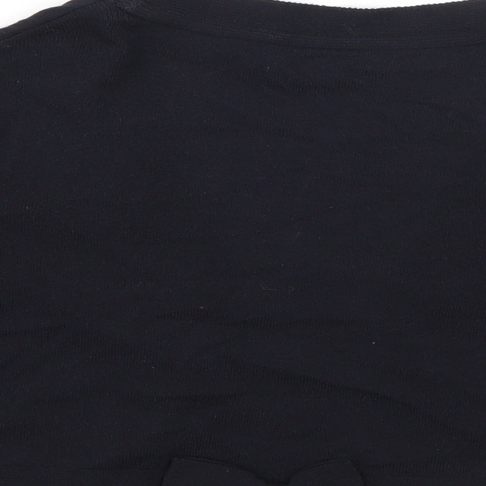 Per Una Womens Blue V-Neck Viscose Cardigan Jumper Size 10