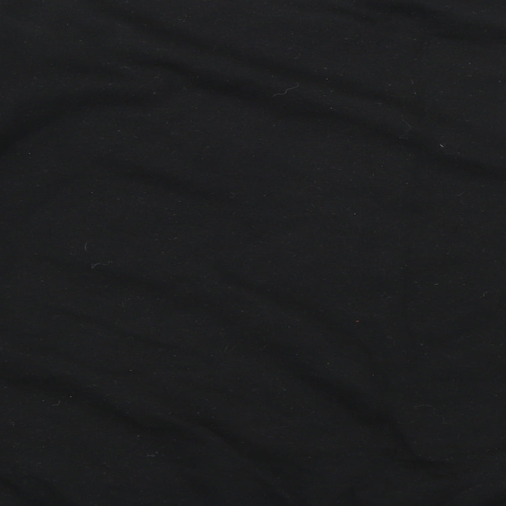 New Look Womens Black Cotton Pullover Sweatshirt Size S Pullover - Happy