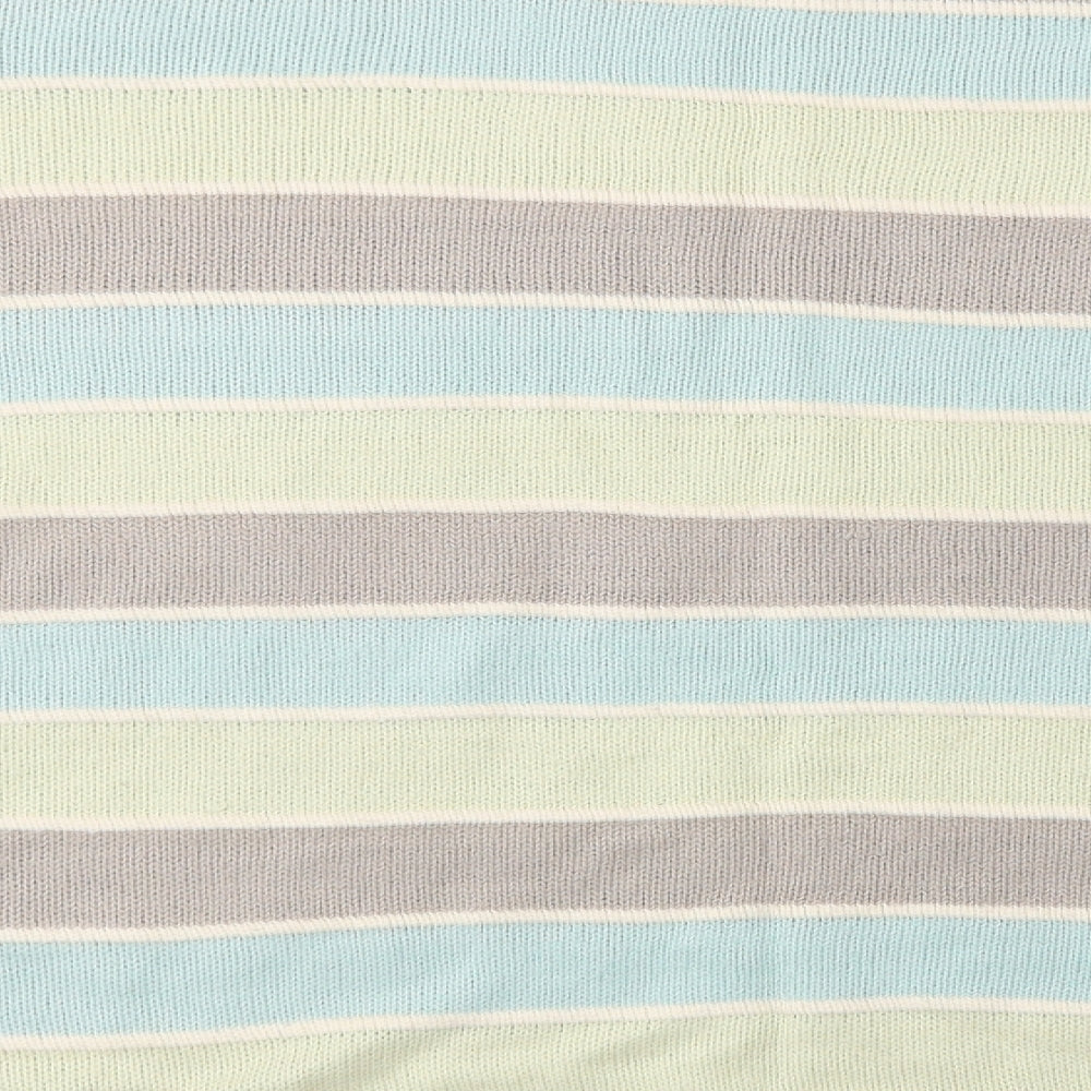 Changes Womens Multicoloured Crew Neck Striped Acrylic Pullover Jumper Size XL