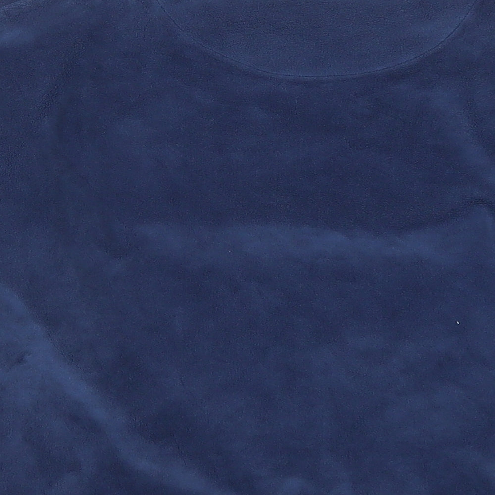Marks & Spencer Girls Blue Polyester Pullover Sweatshirt Size 7-8 Years
