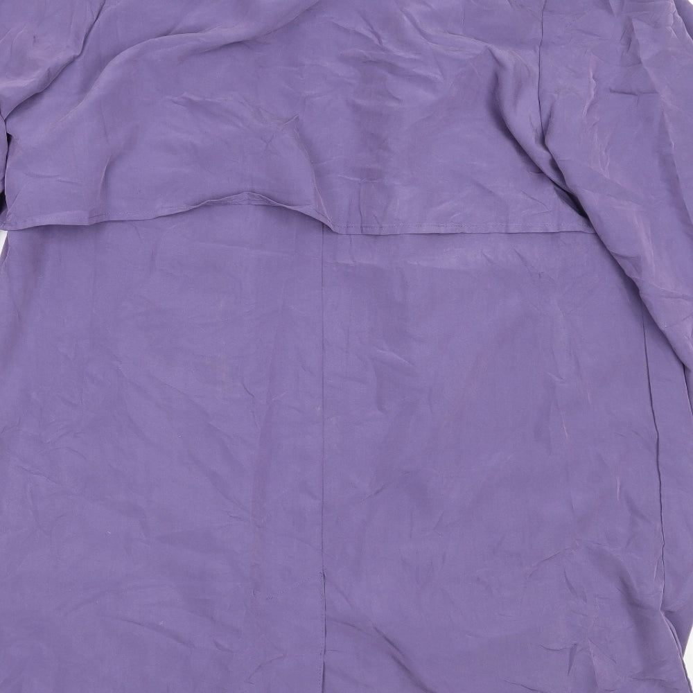 Kirsten Krog Design Womens Purple Jacket Size 16