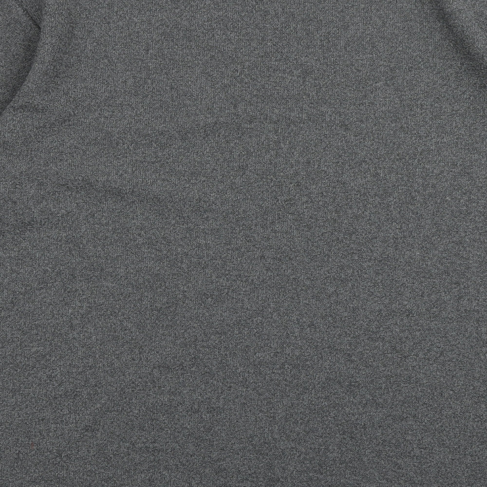 Leisure Womens Grey Cotton Pullover Sweatshirt Size 16 Pullover